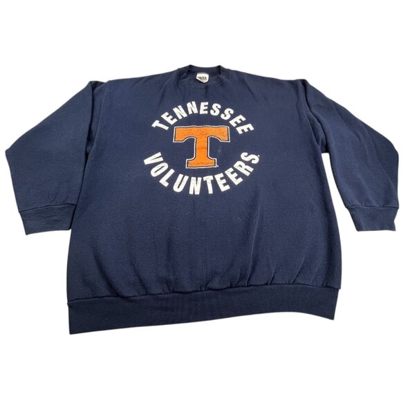 Tultex Other - Vintage Tennessee Volunteers Sweatshirt Men XL Blue Tultex Crewneck Y2K NCAA VFL